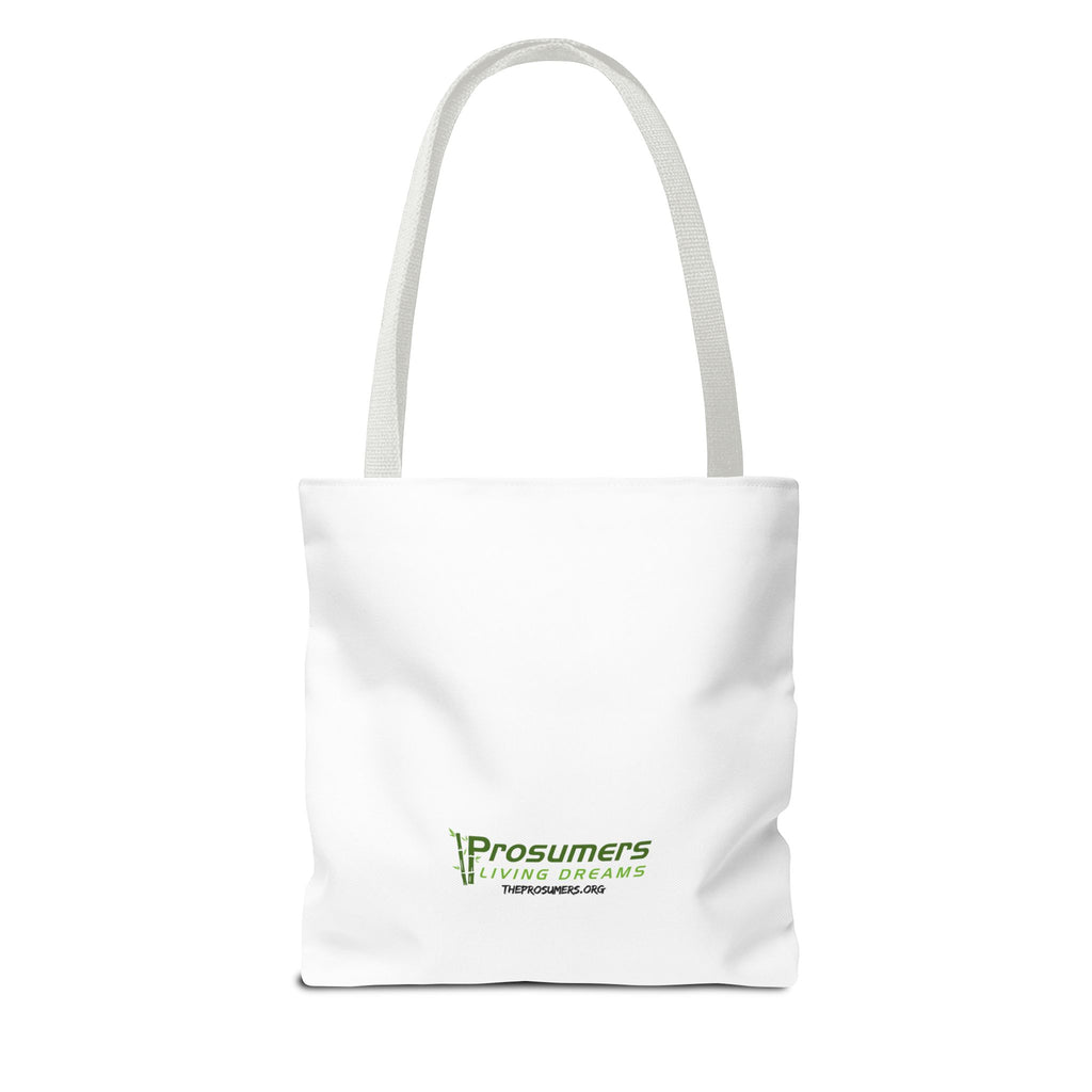 Prosumer Tote Bag — "Strong. Brave. Seen. Heard. Enough. Worthy. Free. Hopeful." Inspirational Everyday Tote