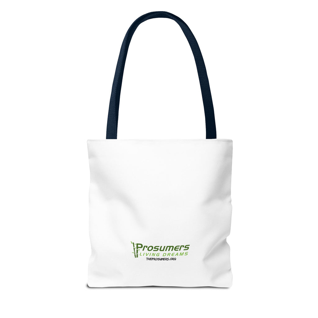 Prosumer Tote Bag — "Strong. Brave. Seen. Heard. Enough. Worthy. Free. Hopeful." Inspirational Everyday Tote