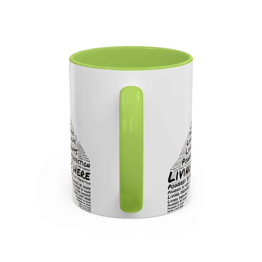 Peer Support Coffee Mug — Hope Lives Here Heart Design (11/15oz)
