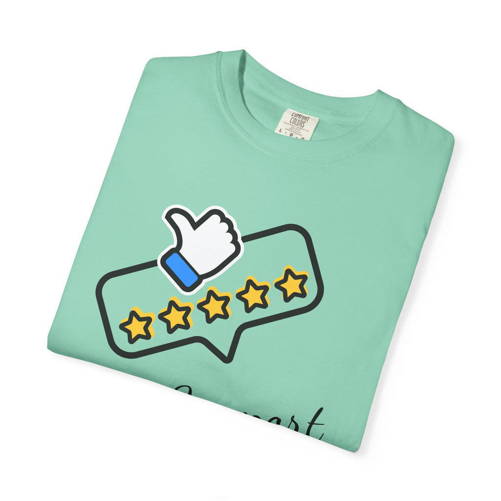 Backed by Research, Powered by Hope —  Peer Support Works T-Shirt —