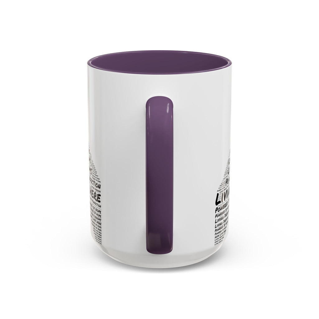 Peer Support Coffee Mug — Hope Lives Here Heart Design (11/15oz)