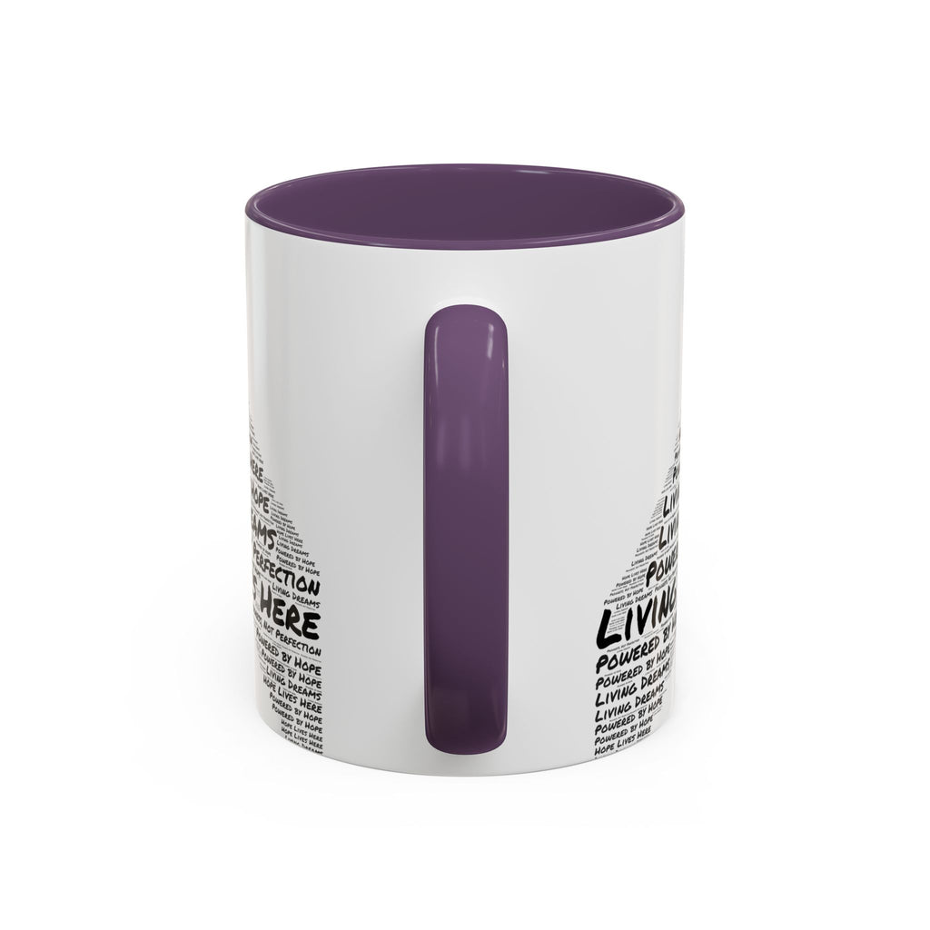 Peer Support Coffee Mug — Hope Lives Here Heart Design (11/15oz)
