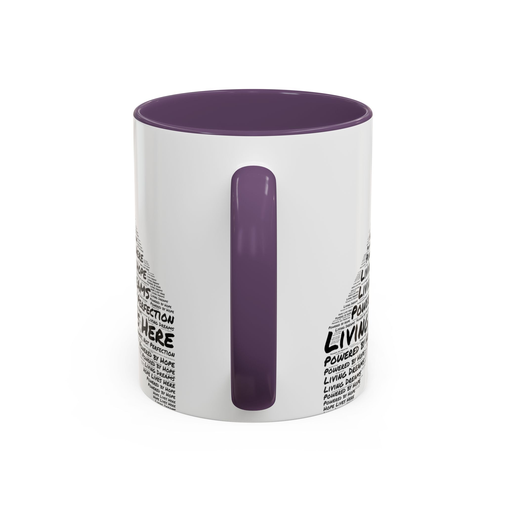 Peer Support Coffee Mug — Hope Lives Here Heart Design (11/15oz)