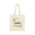 Recovery Is Possible Canvas Tote Bag — Motivational Mental Health Support Tote