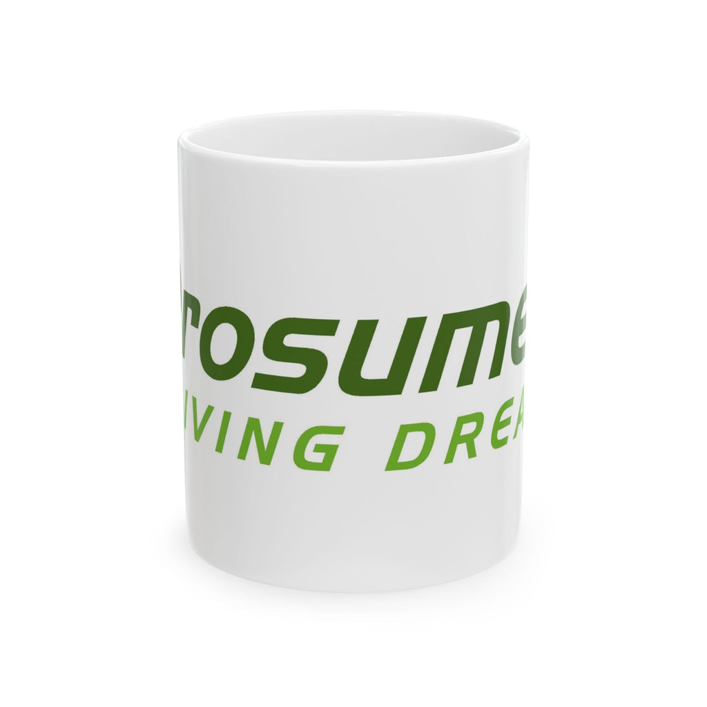 Ceramic Mug - 'Ecosumer: Growing Green Dreams' Eco-Friendly Coffee Cup (11oz, 15oz)