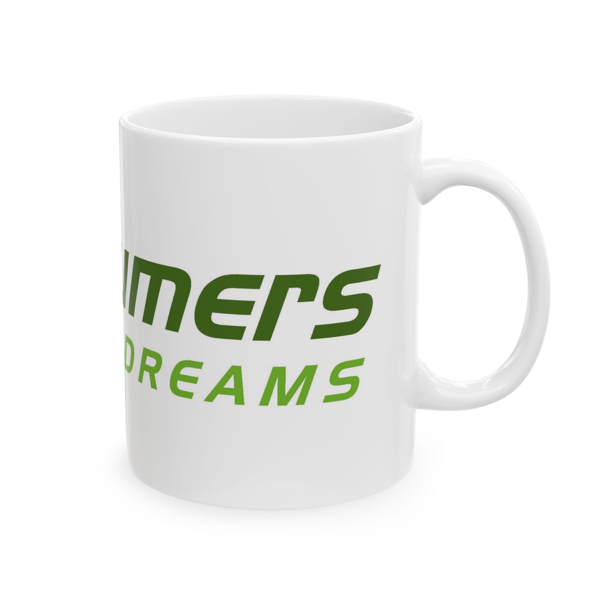 Ceramic Mug - 'Ecosumer: Growing Green Dreams' Eco-Friendly Coffee Cup (11oz, 15oz)
